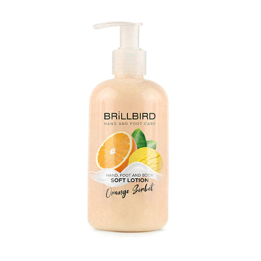 Brillbird Hand & Foot soft lotion - Orange Sorbet - Kentro Beauty Supplies Ireland
