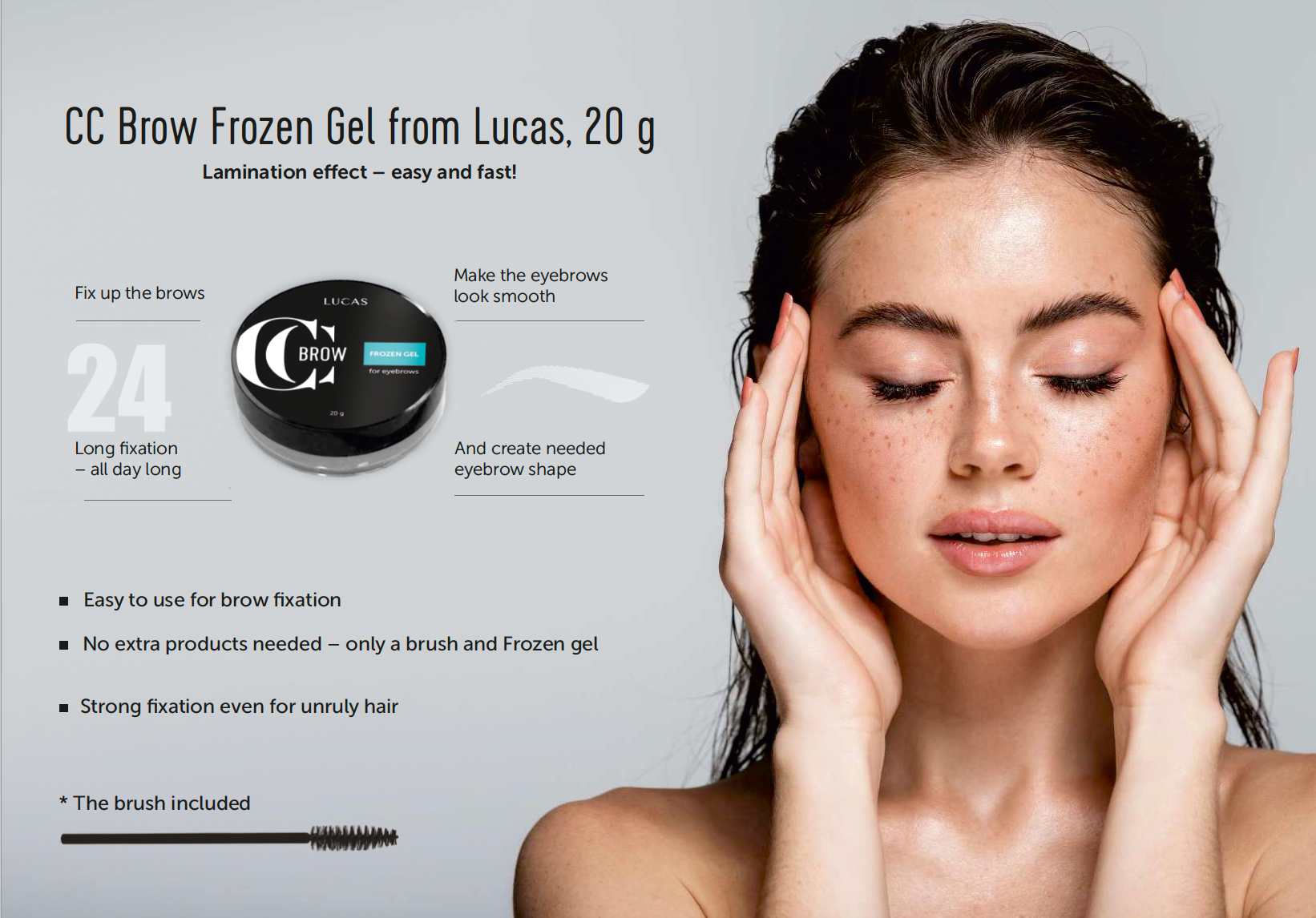 CC Brow Frozen Gel - Kentro Beauty Supplies Ireland