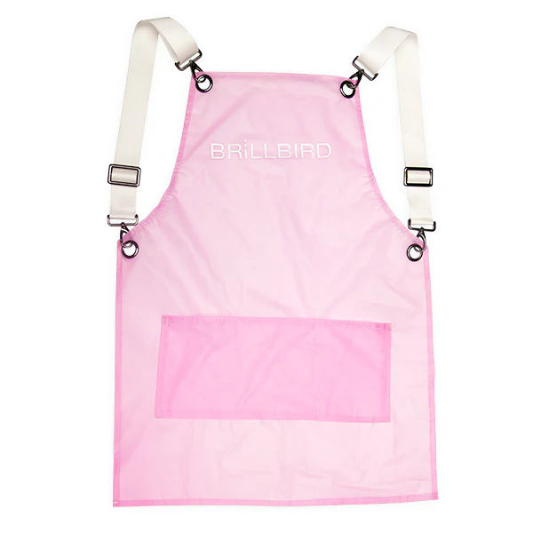 Brillbird Translucent Pink Apron - Kentro Beauty Supplies Ireland