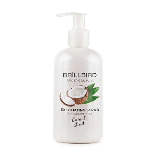 Brillbird Luxury Exfoliating Scrub Coconut - Kentro Beauty Supplies Ireland