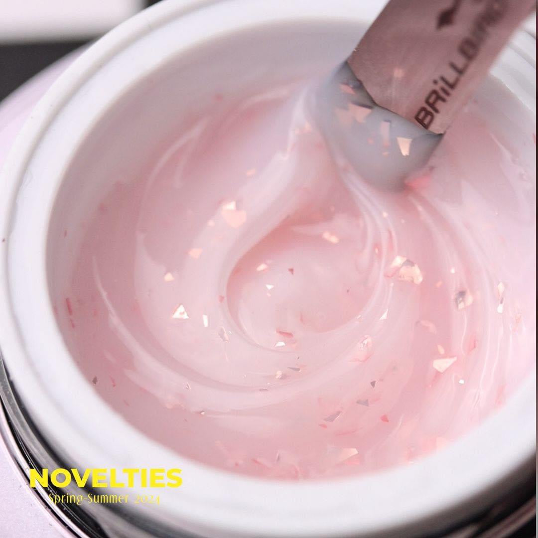 Brillbird Latte Flake Hard Builder Gel - Kentro Beauty Supplies Ireland