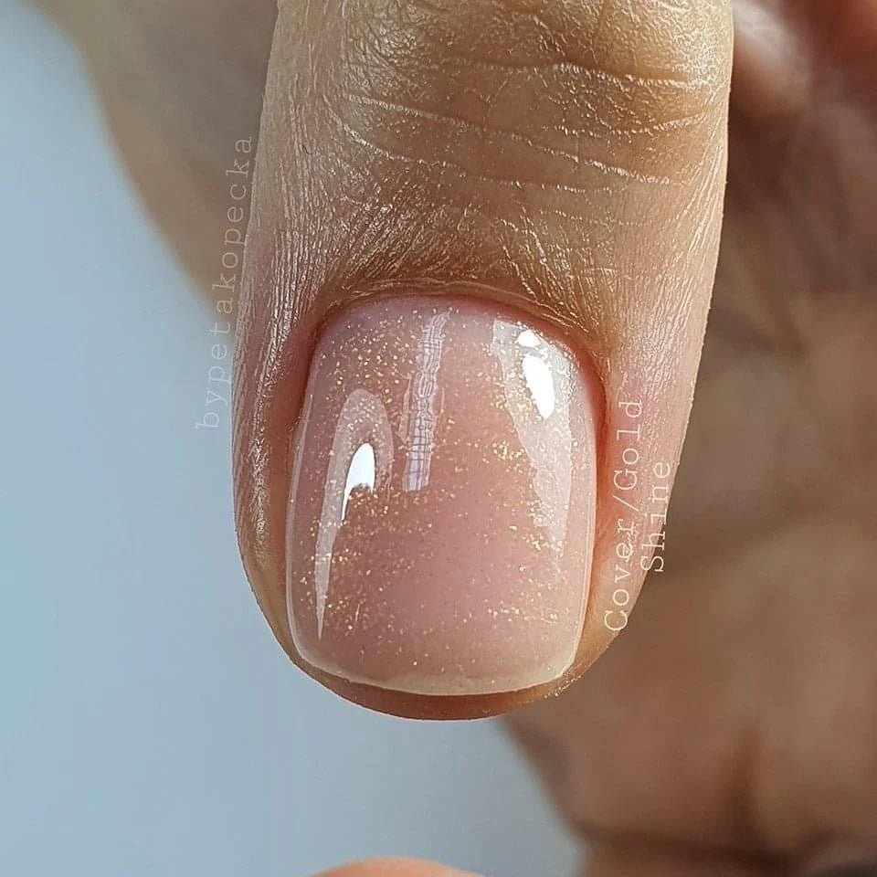 BB Mani Extra Gel in a Bottle - Cover Gold Shine - Kentro Beauty Supplies Ireland