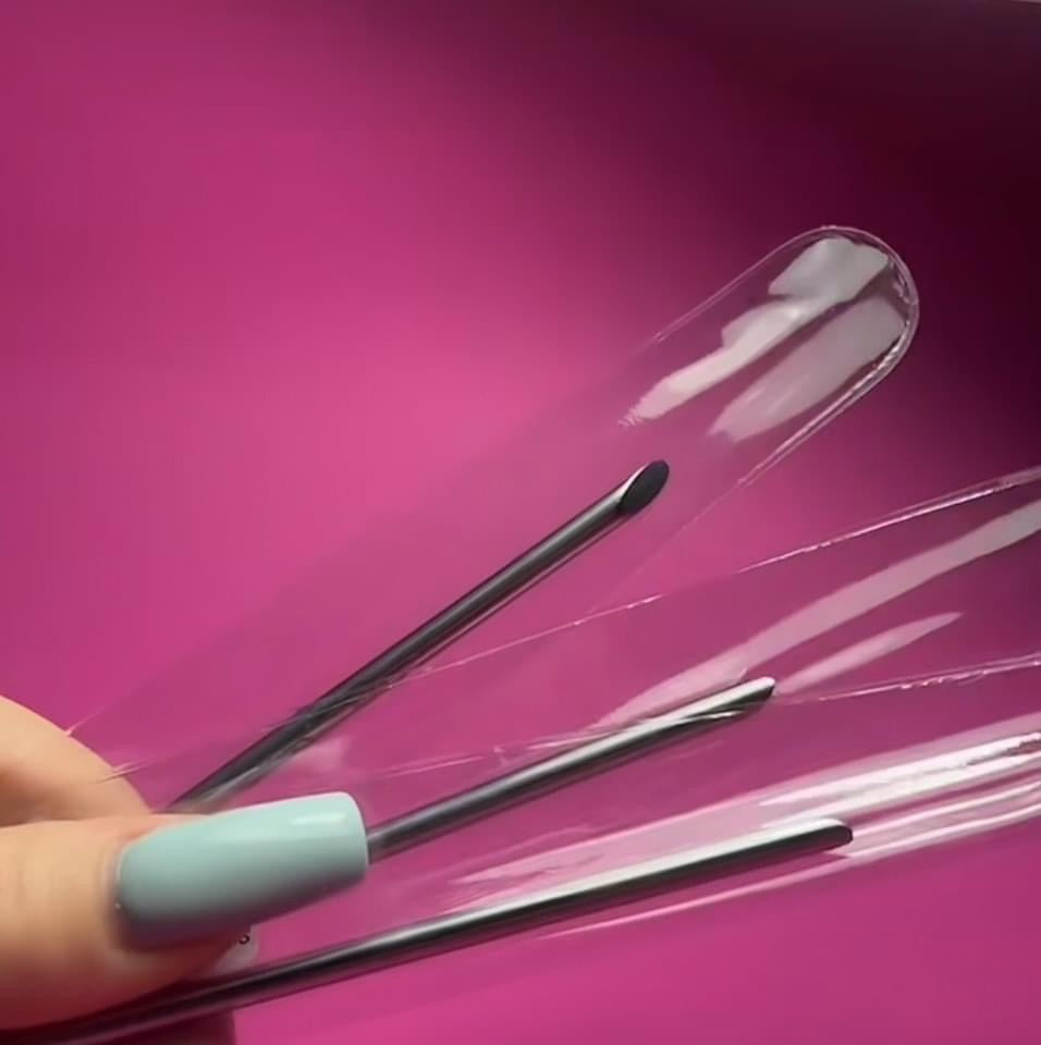 Mack’s Stainless Steel Pusher Stick - Kentro Beauty Supplies Ireland