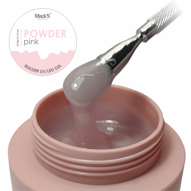 Mack’s Hard Builder Gel - Powder Pink - Kentro Beauty Supplies Ireland