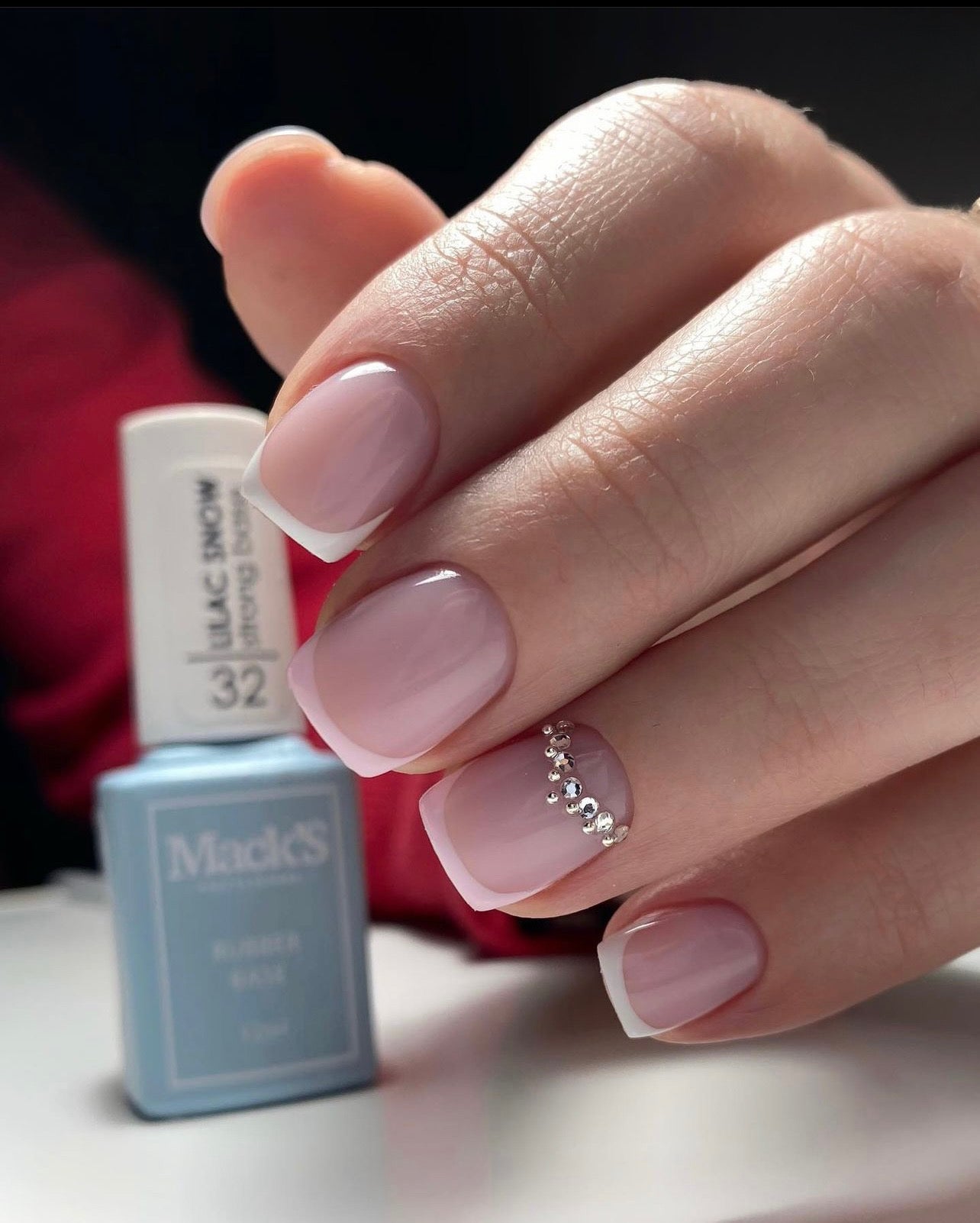 Mack’s Strong Rubber Base - Lilac Snow 32 - Kentro Beauty Supplies Ireland