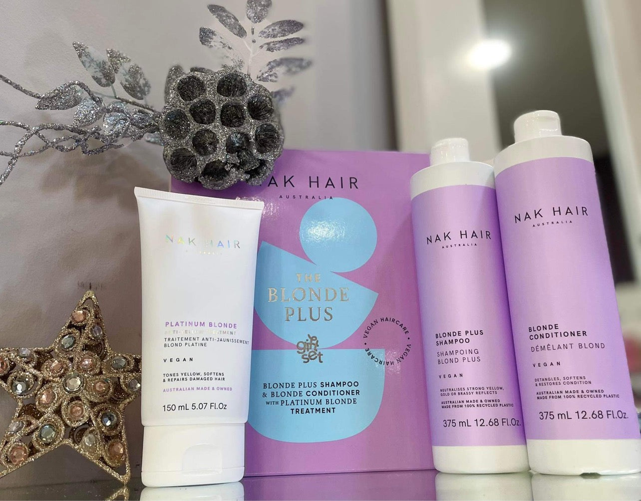 NAK Blonde Plus Gift Set - Kentro Beauty Supplies Ireland