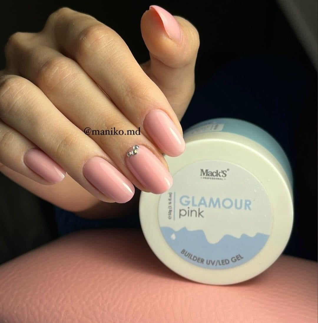 Mack’s Hard Builder Gel - Glamour Pink - Kentro Beauty Supplies Ireland