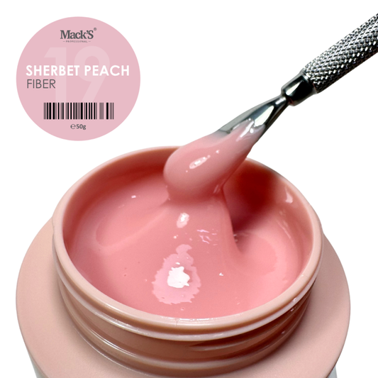 Mack’s Fiber Builder Gel - Sherbet Peach - Kentro Beauty Supplies Ireland