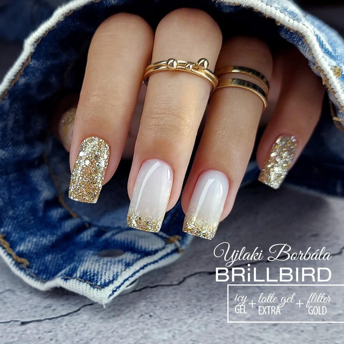 Brillbird Sequins - Gold - Kentro Beauty Supplies Ireland