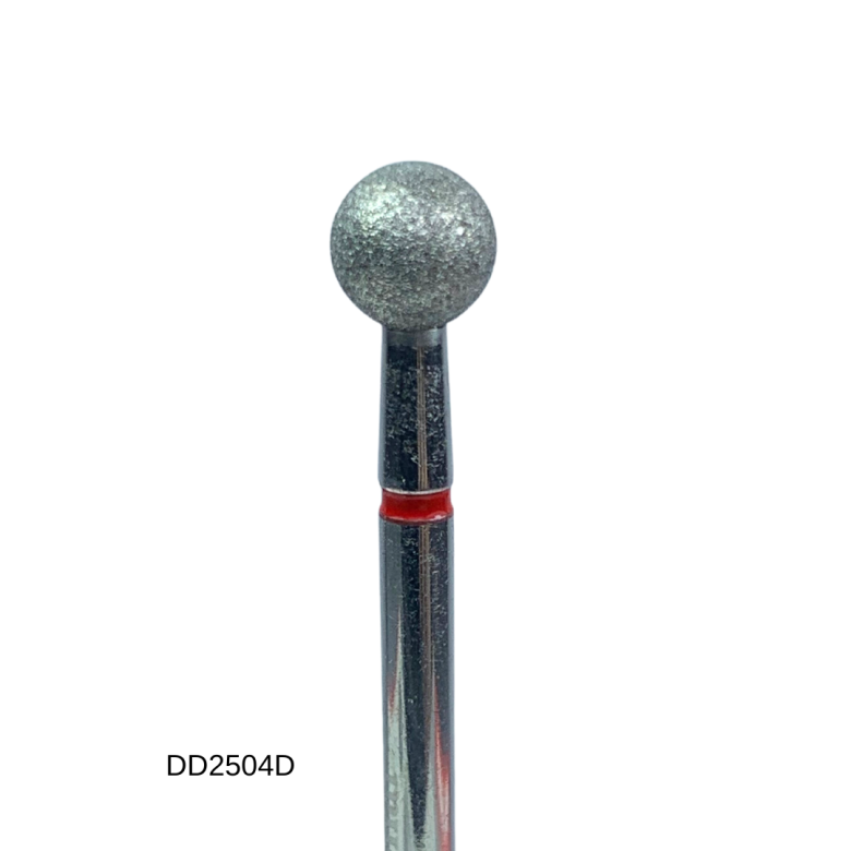 Mack’s Diamond Drill Bit - Ball Red DD2504D - Kentro Beauty Supplies Ireland