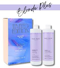 NAK Hair Blonde Plus Shampoo & Conditioner DUO 500ml - LIMITED EDITION - Kentro Beauty Supplies Ireland