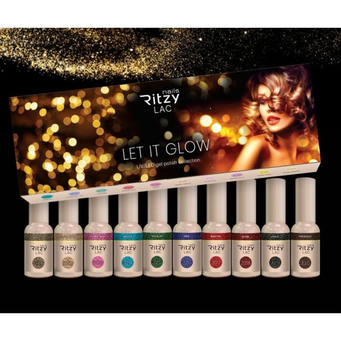 Ritzy LET IT GLOW Lac Collection (321-330) - Kentro Beauty Supplies Ireland