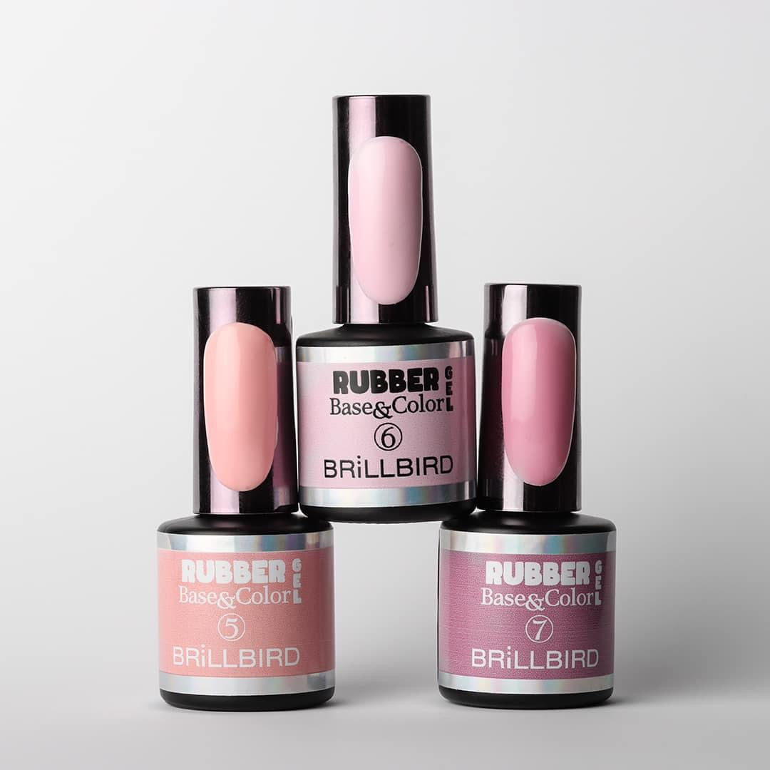 Brillbird Color Rubber Base - 6 - Kentro Beauty Supplies Ireland