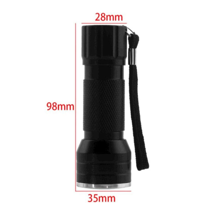 LED Torch 9W - Black - Kentro Beauty Supplies Ireland