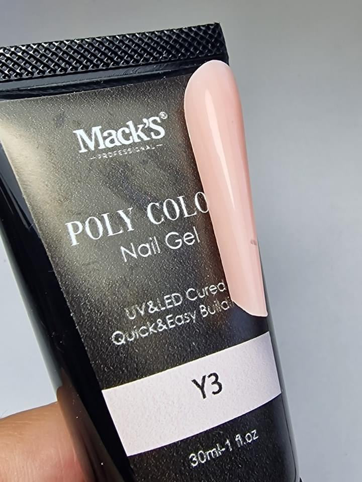 Mack’s Poly Color 30ml - Y3 - Kentro Beauty Supplies Ireland
