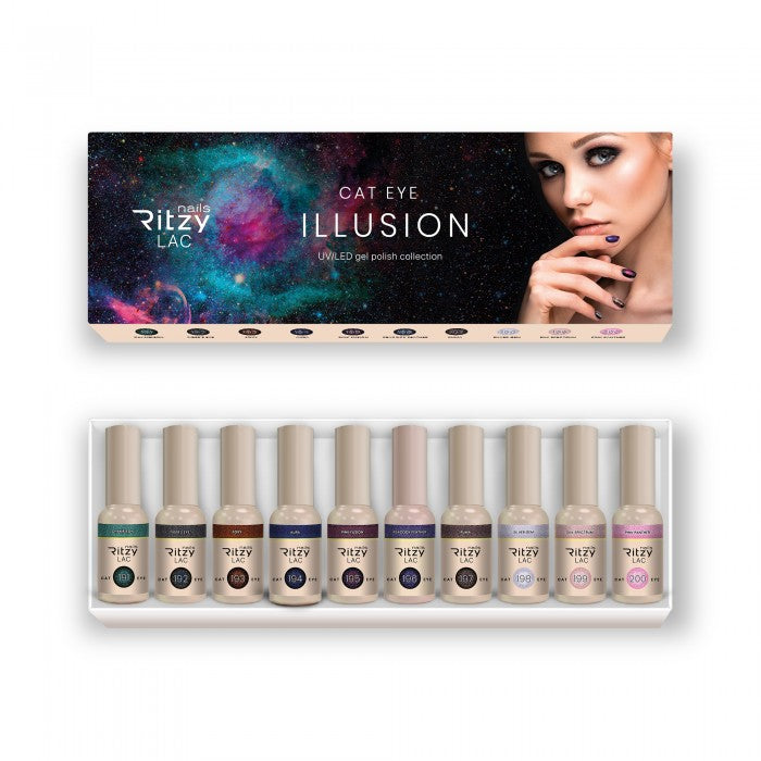 Ritzy ILLUSION 9D Cat Eye Lac Collection (191-200) - Kentro Beauty Supplies Ireland