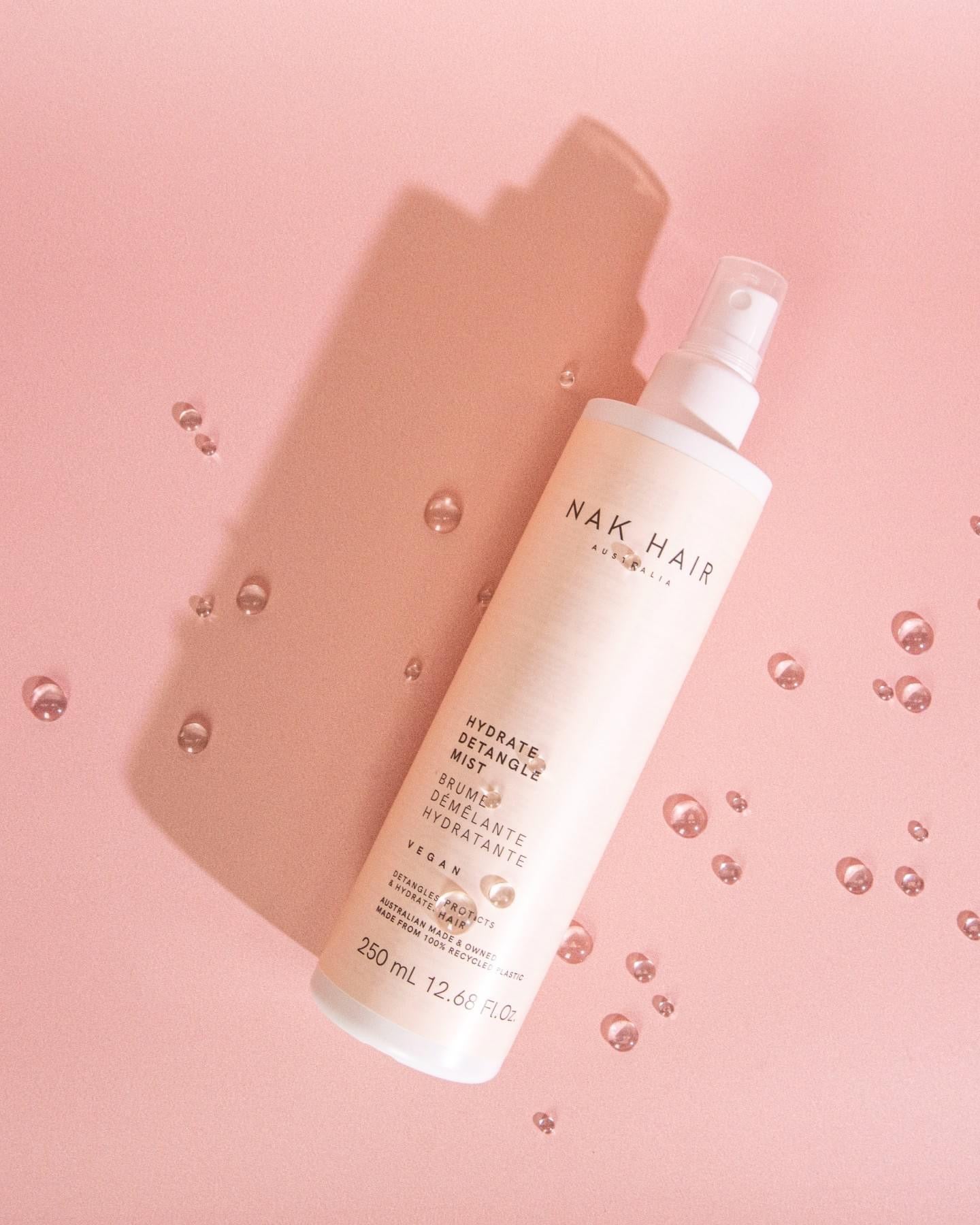 NAK Hydrate Detangling Mist 250ml - Kentro Beauty Supplies Ireland