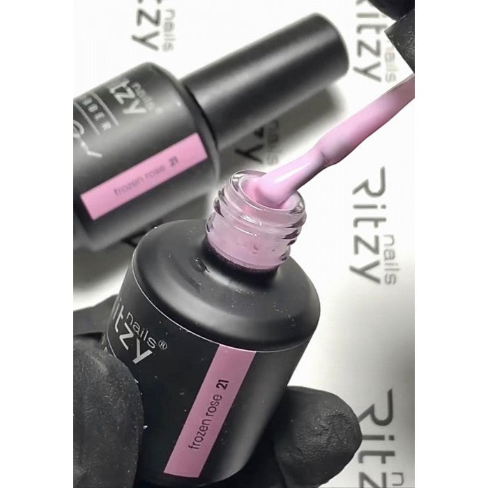 Ritzy Rubber Base - FROZEN ROSE 21 - Kentro Beauty Supplies Ireland