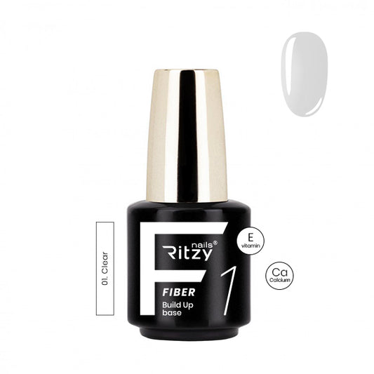 Ritzy FIBER Builder BASE 01 CLEAR - Kentro Beauty Supplies Ireland