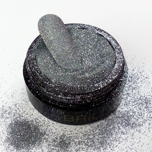 BrillBird Micro glitters #4 Silver - Kentro Beauty Supplies Ireland