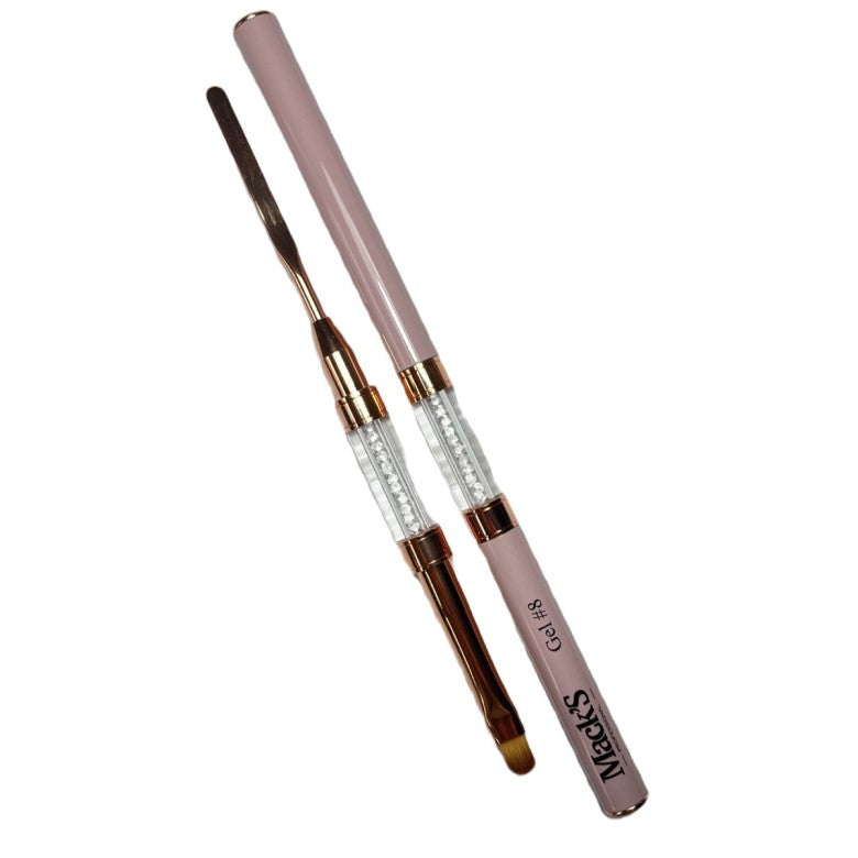 Mack’s Gel Brush with Spatula #8 - Kentro Beauty Supplies Ireland