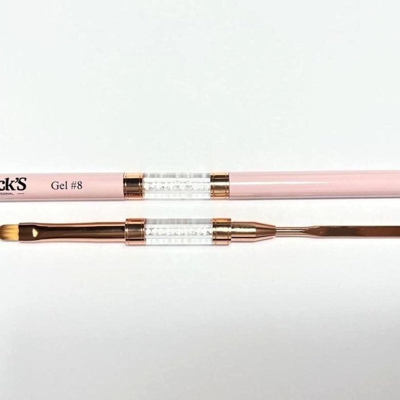 Mack’s Gel Brush with Spatula #8 - Kentro Beauty Supplies Ireland