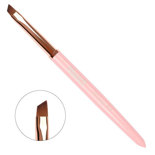 Mack’s Oblique Gel Brush No.6 - Pink - Kentro Beauty Supplies Ireland