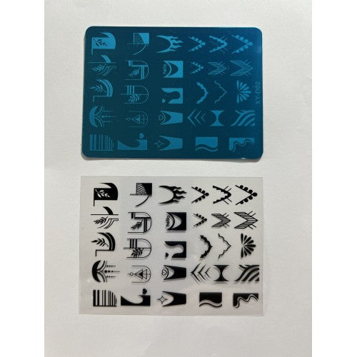 Mack’s Stamping Plate - 2 - Kentro Beauty Supplies Ireland