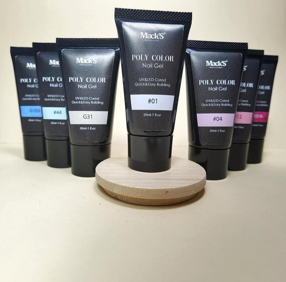 Mack’s Poly Color 30ml - Y1 - Kentro Beauty Supplies Ireland