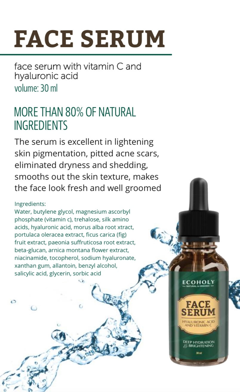 ECOHOLY Face Serum 30ml - Kentro Beauty Supplies Ireland