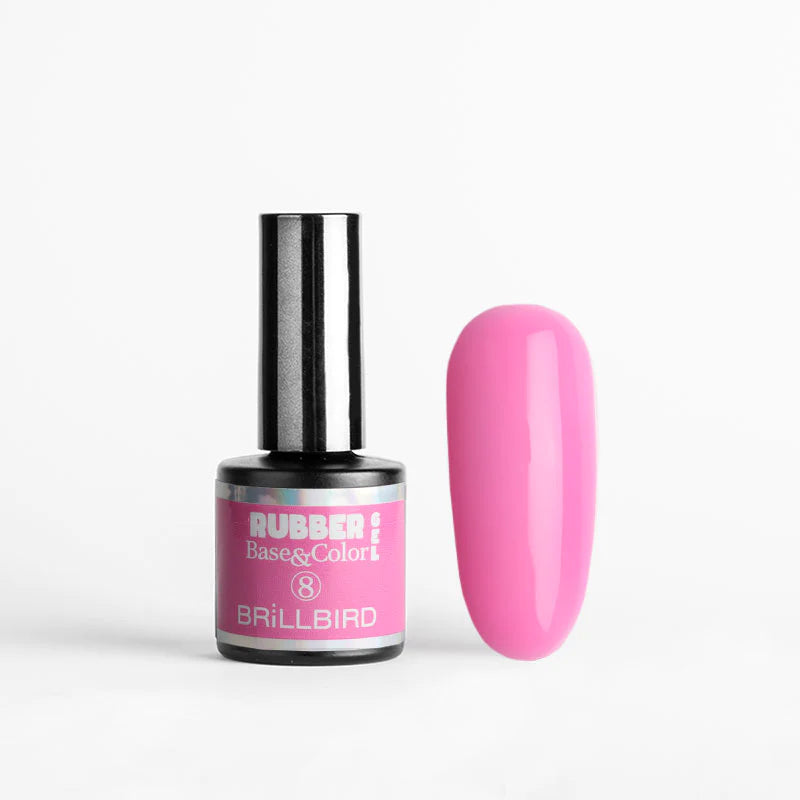Brillbird Color Rubber Base - 8 - Kentro Beauty Supplies Ireland