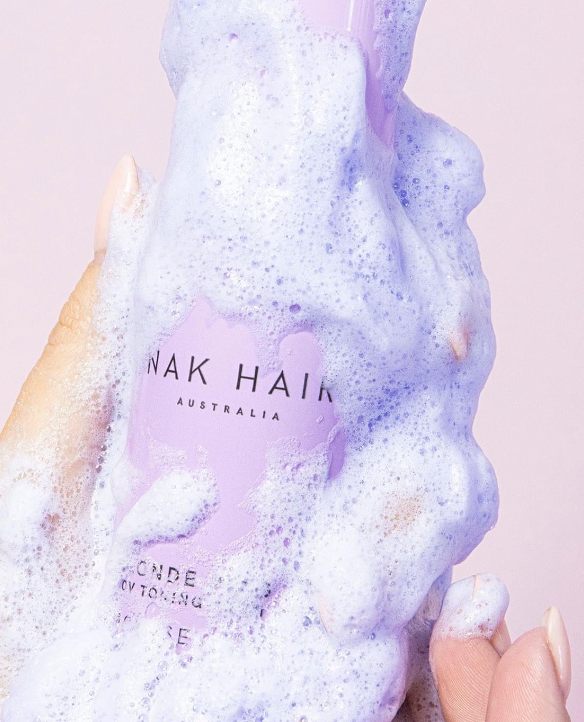 NAK Blonde Plus 10V Toning Foam 143ml - Kentro Beauty Supplies Ireland