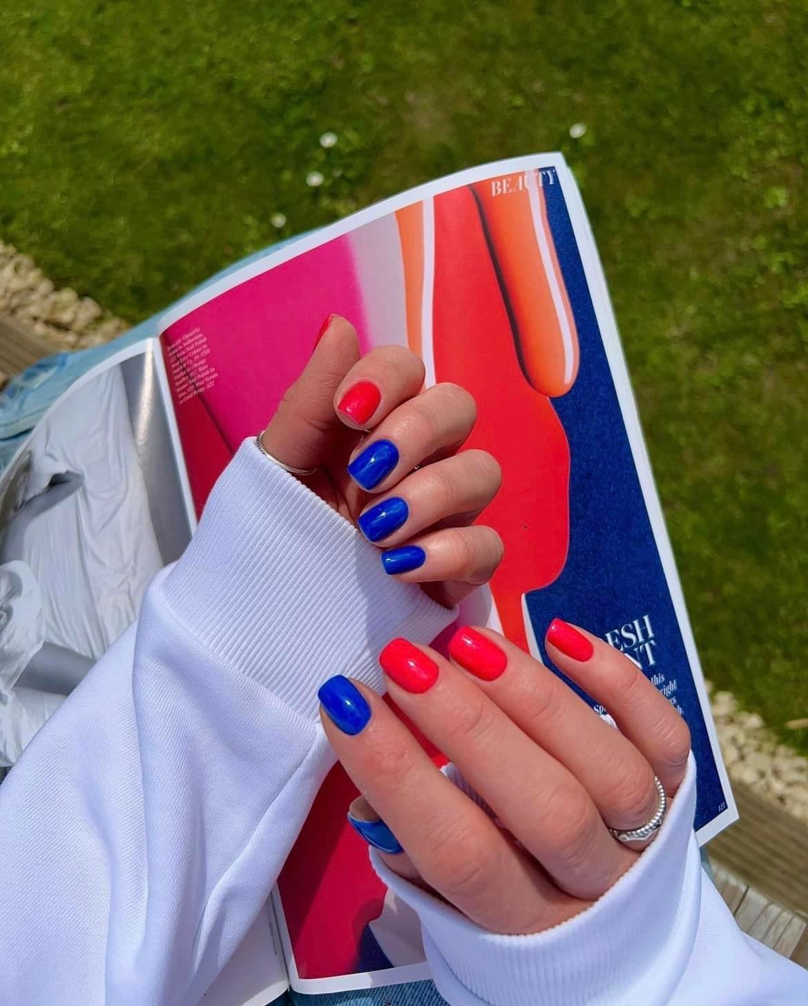 Ritzy Nails NEON BLUE N8 - Kentro Beauty Supplies Ireland