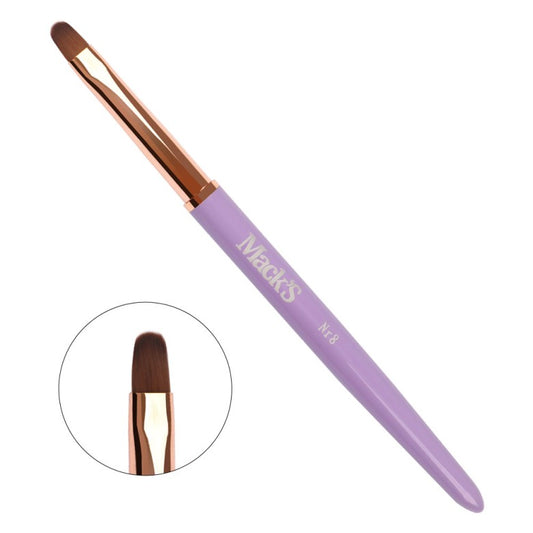 Mack’s Gel Brush No.8 - Violet - Kentro Beauty Supplies Ireland