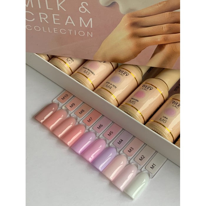 Ritzy MILK & CREAM Lac Collection (M1-M10) - Kentro Beauty Supplies Ireland