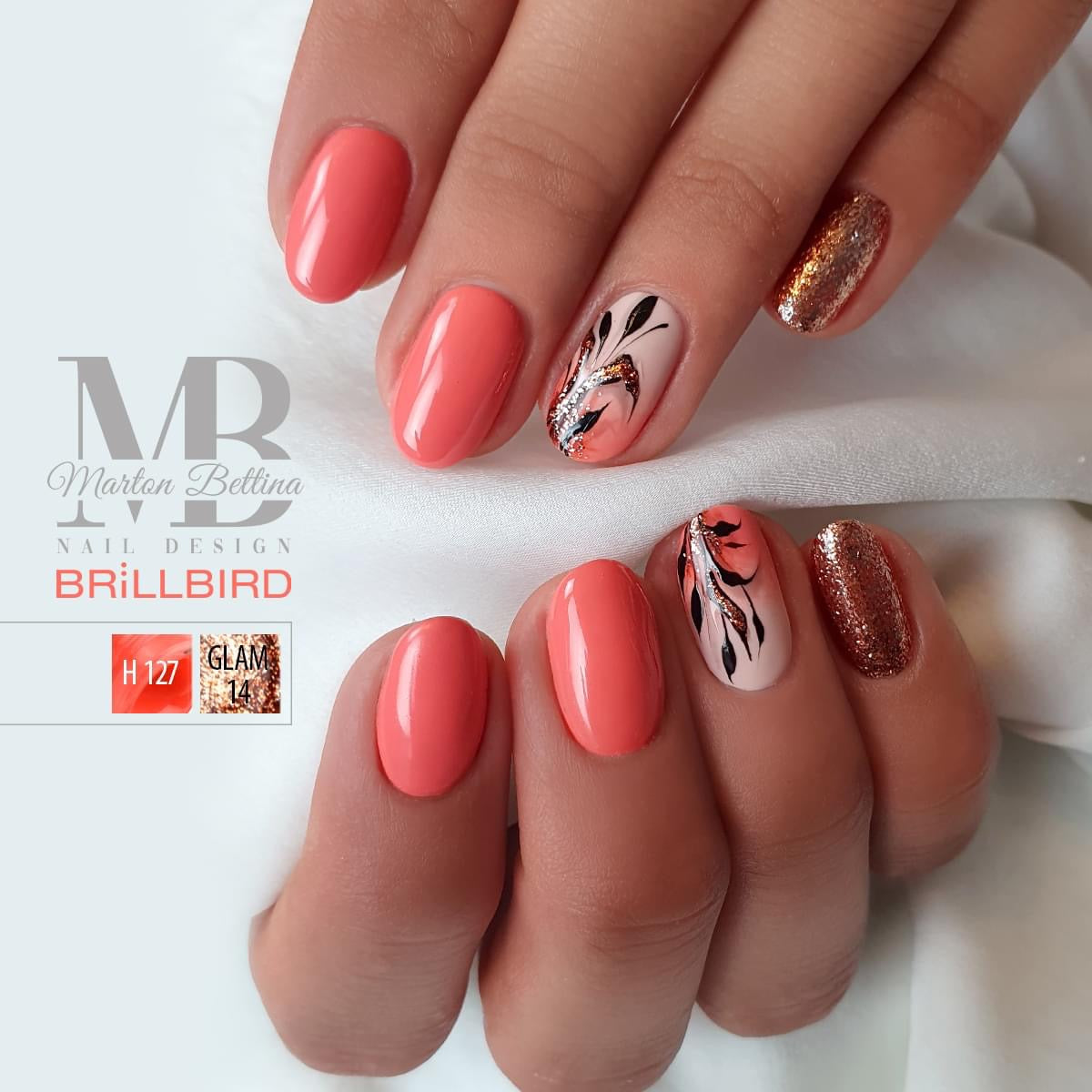 BrillBird Glamour Gel 14 - Rustic Gold - Kentro Beauty Supplies Ireland