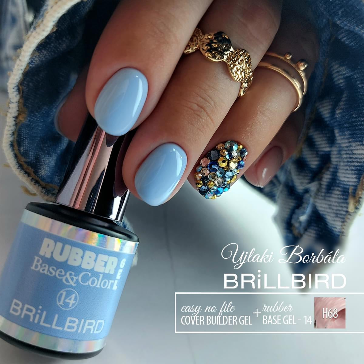 Brillbird Color Rubber Base - 14 - Kentro Beauty Supplies Ireland