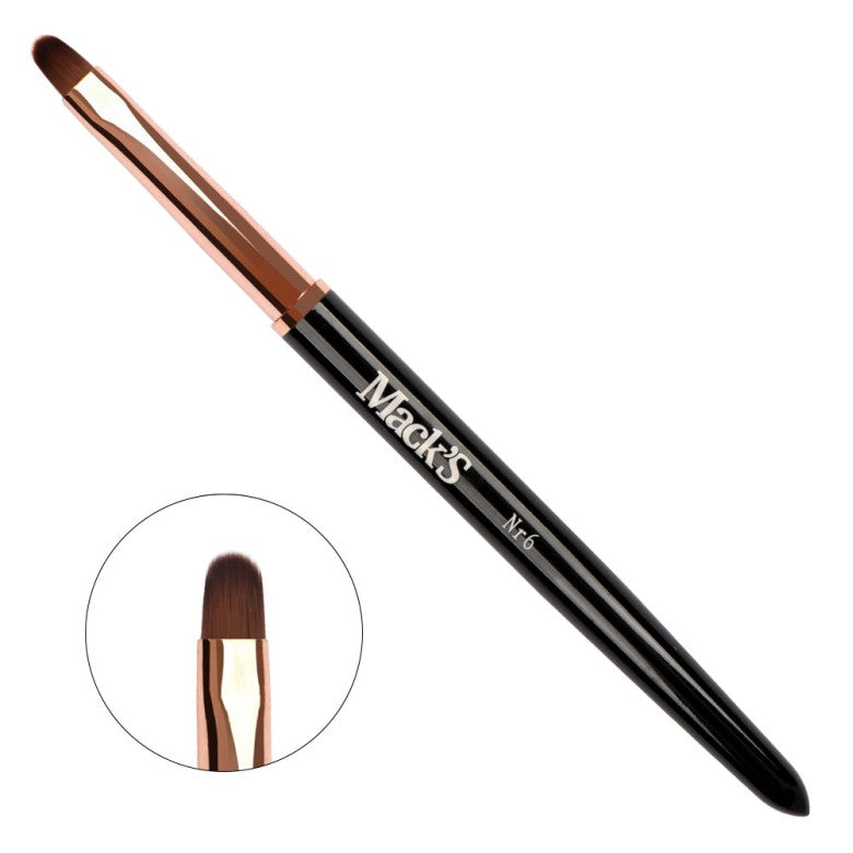 Mack’s Gel Brush No.6 - Black - Kentro Beauty Supplies Ireland