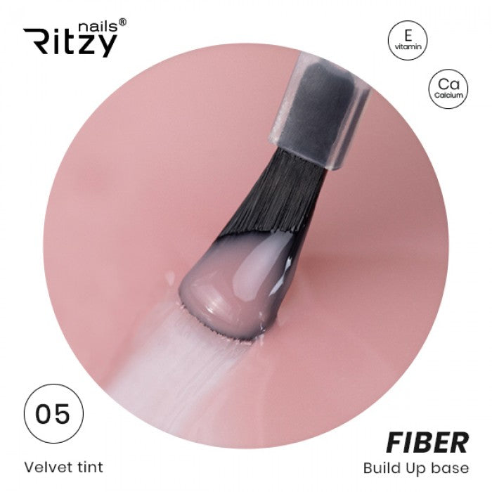 Ritzy FIBER Builder Base 05 VELVET TINT - Kentro Beauty Supplies Ireland