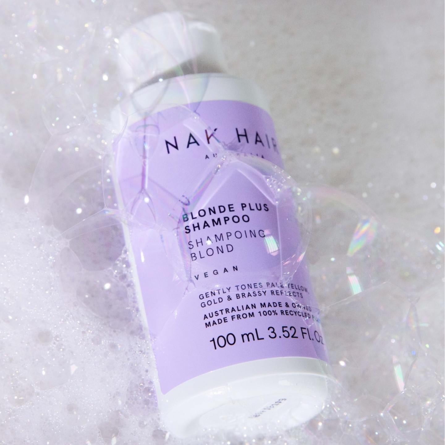NAK Blonde Plus Shampoo 375ml - Kentro Beauty Supplies Ireland