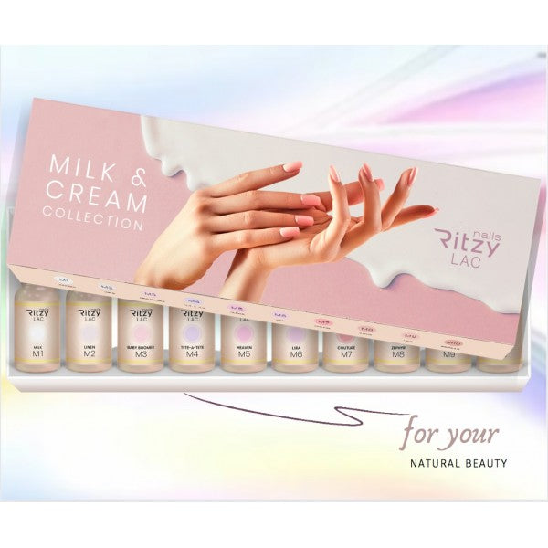 Ritzy MILK & CREAM Lac Collection (M1-M10) - Kentro Beauty Supplies Ireland