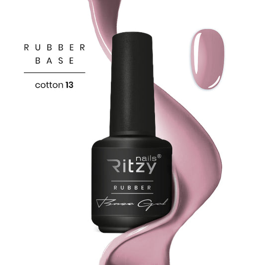 Ritzy Rubber Base Gel - COTTON 13 - Kentro Beauty Supplies Ireland
