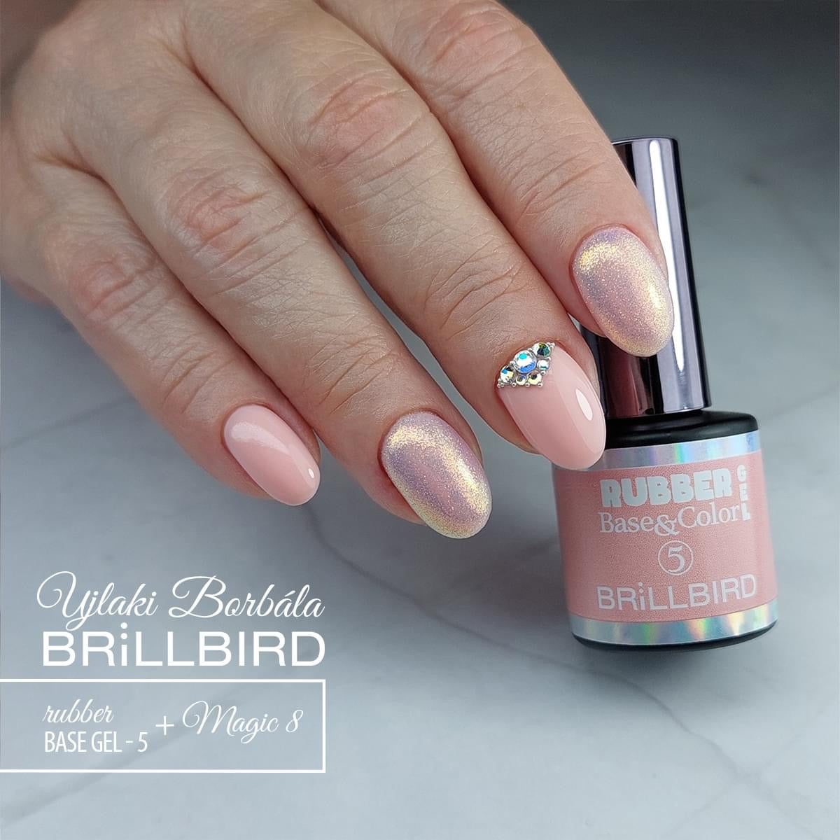 Brillbird Color Rubber Base - 5 - Kentro Beauty Supplies Ireland