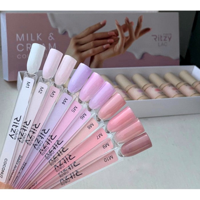 Ritzy MILK & CREAM Lac Collection (M1-M10) - Kentro Beauty Supplies Ireland