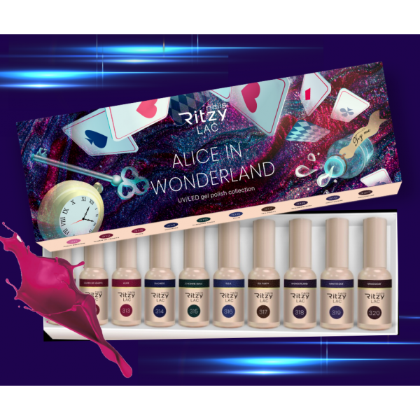 Ritzy ALICE IN WONDERLAND Lac Collection (311-320) - Kentro Beauty Supplies Ireland