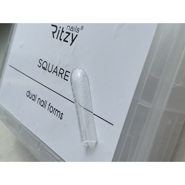 Ritzy Silicone Dual Forms SQUARE (120pcs) - Kentro Beauty Supplies Ireland
