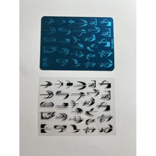 Mack’s Stamping Plate - 3 - Kentro Beauty Supplies Ireland