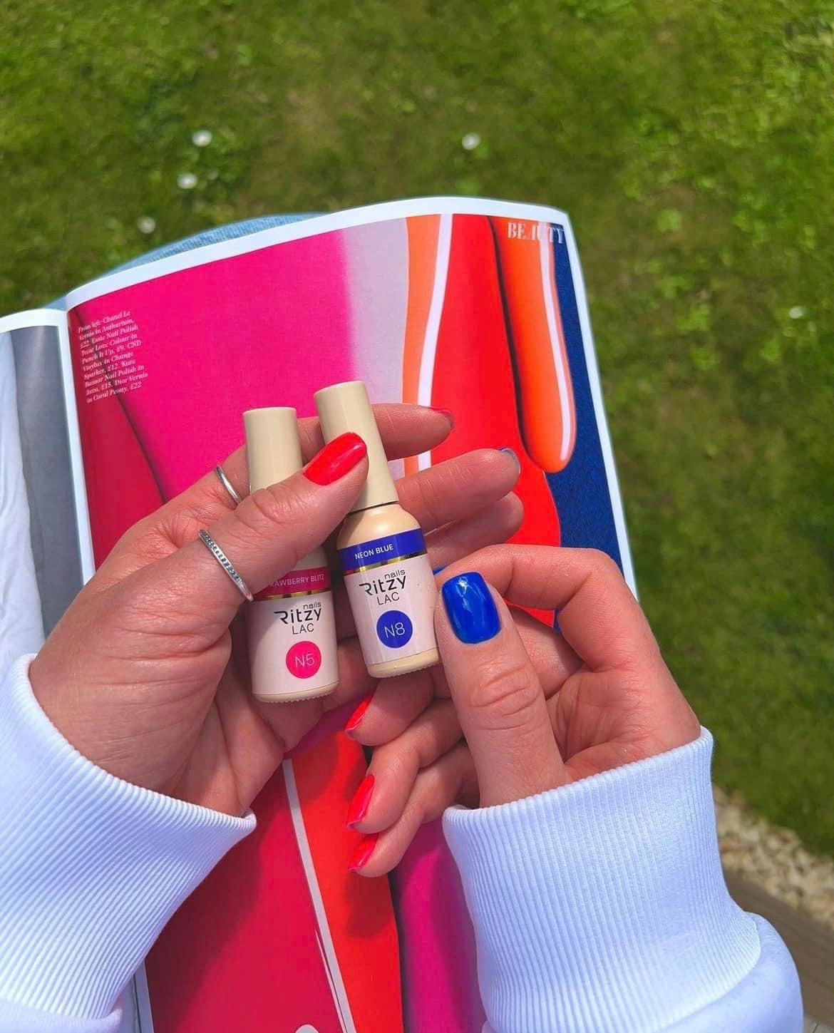 Ritzy Nails NEON BLUE N8 - Kentro Beauty Supplies Ireland