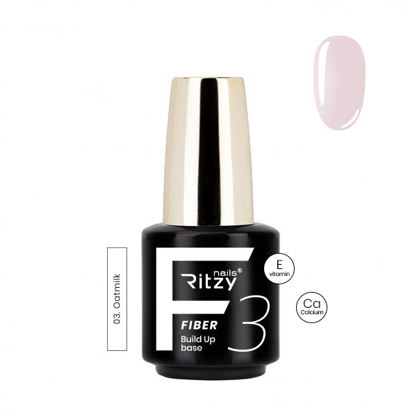 Ritzy FIBER Builder Base 03 OATMILK - Kentro Beauty Supplies Ireland