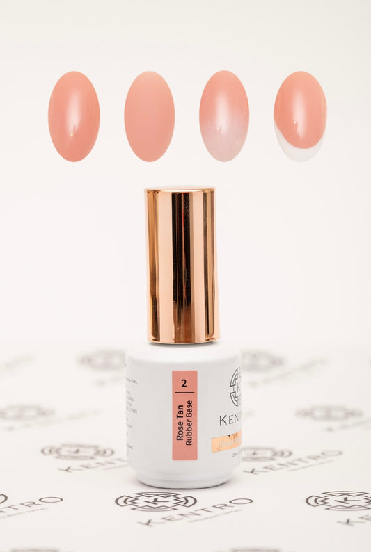 Kentro Rubber Base - Rose Tan 2 - Kentro Beauty Supplies Ireland
